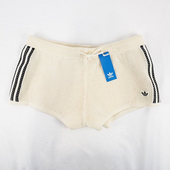 Adidas Originals Premium Crochet Sprinter Shorts in Wonder White Size XL (NWT) - Picture 2 of 8